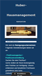 Mobile Screenshot of huber-hausmanagement.ch